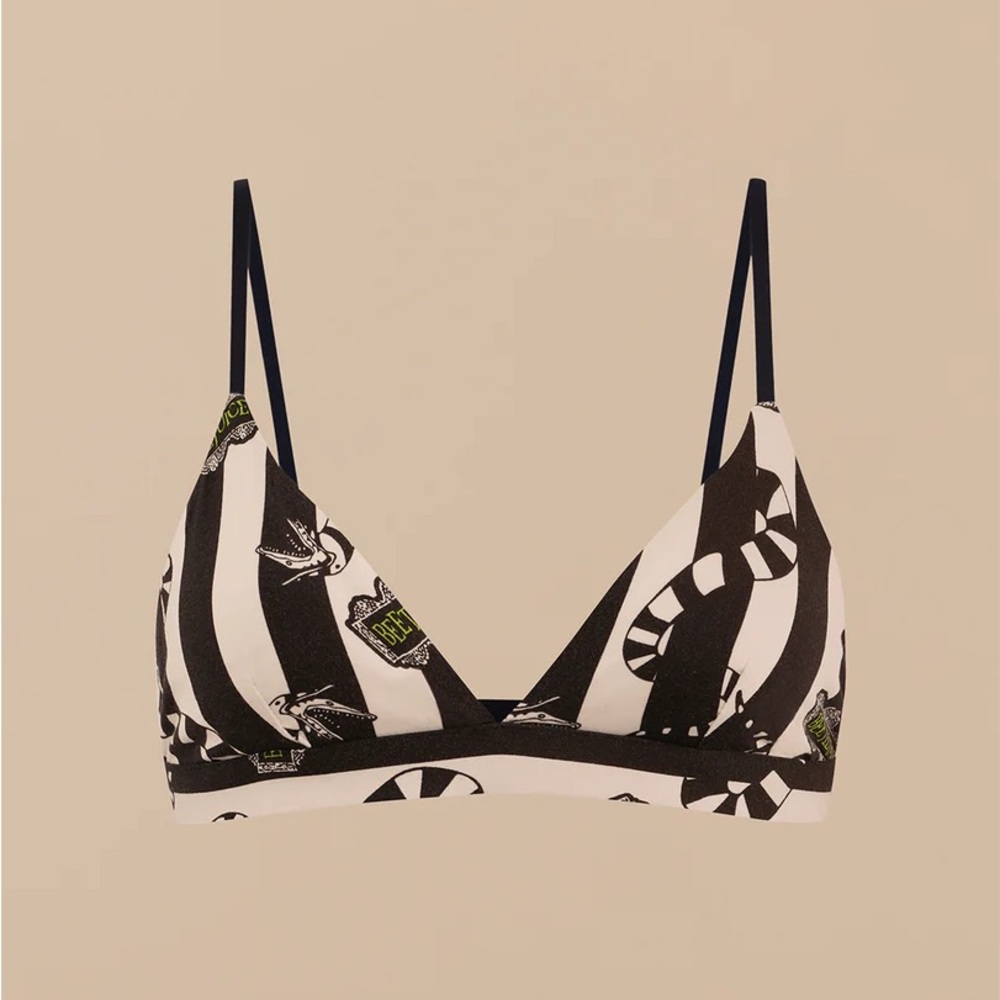 MeUndies Beetlejuice Triangle Bralette